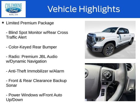 Used 2021 Toyota Tundra Limited w/ Limited Premium Package AWD/4WD image 4