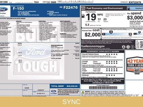 Used 2019 Ford F150 XL w/ Equipment Group 101A Mid image 5