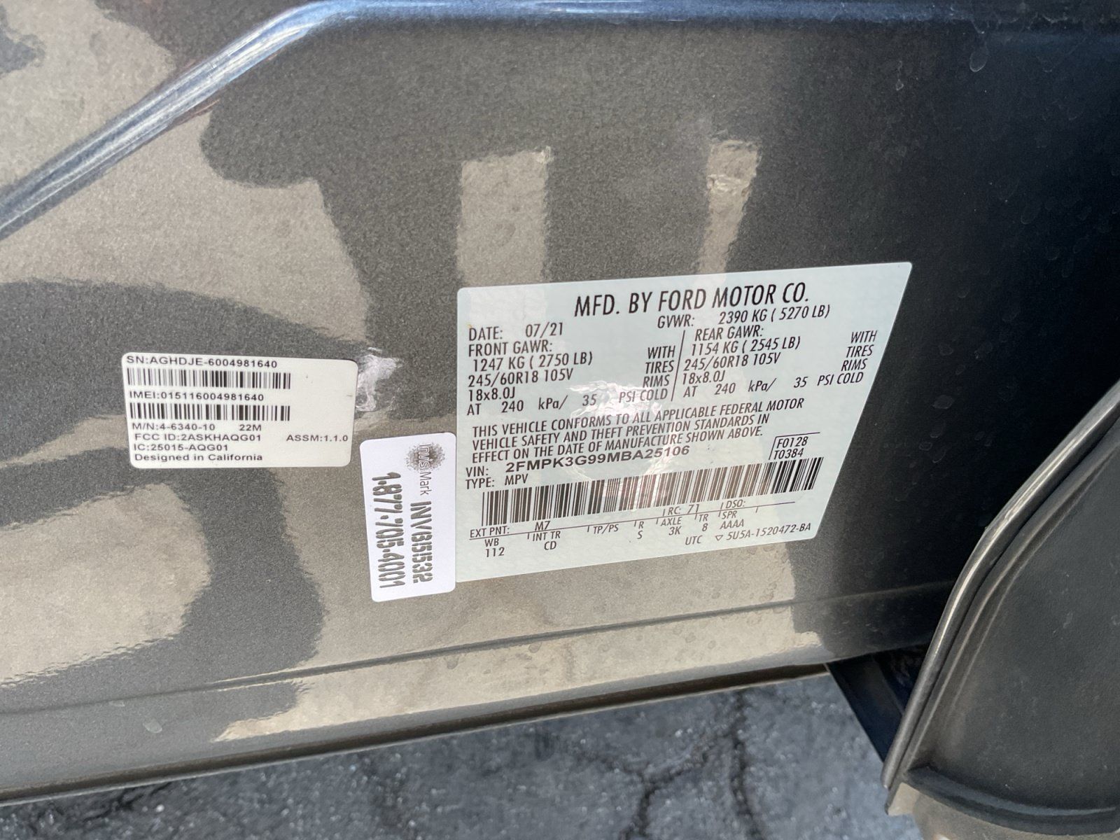 Used 2021 Ford Edge SE FWD image 27