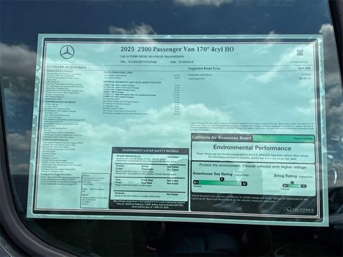 New 2025 Mercedes-Benz Sprinter 2500 image 9