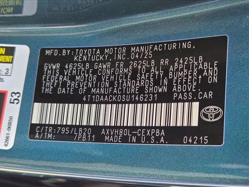 Certified 2025 Toyota Camry XSE image 23