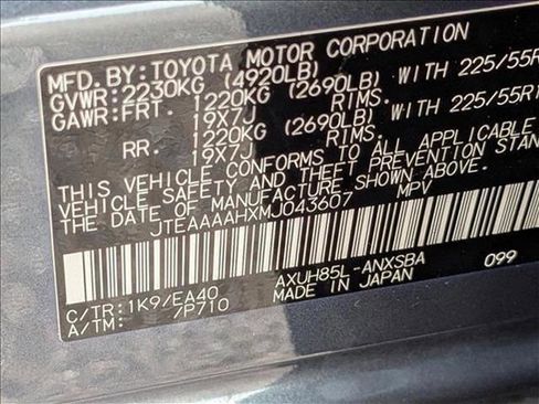 Used 2021 Toyota Venza Limited image 23