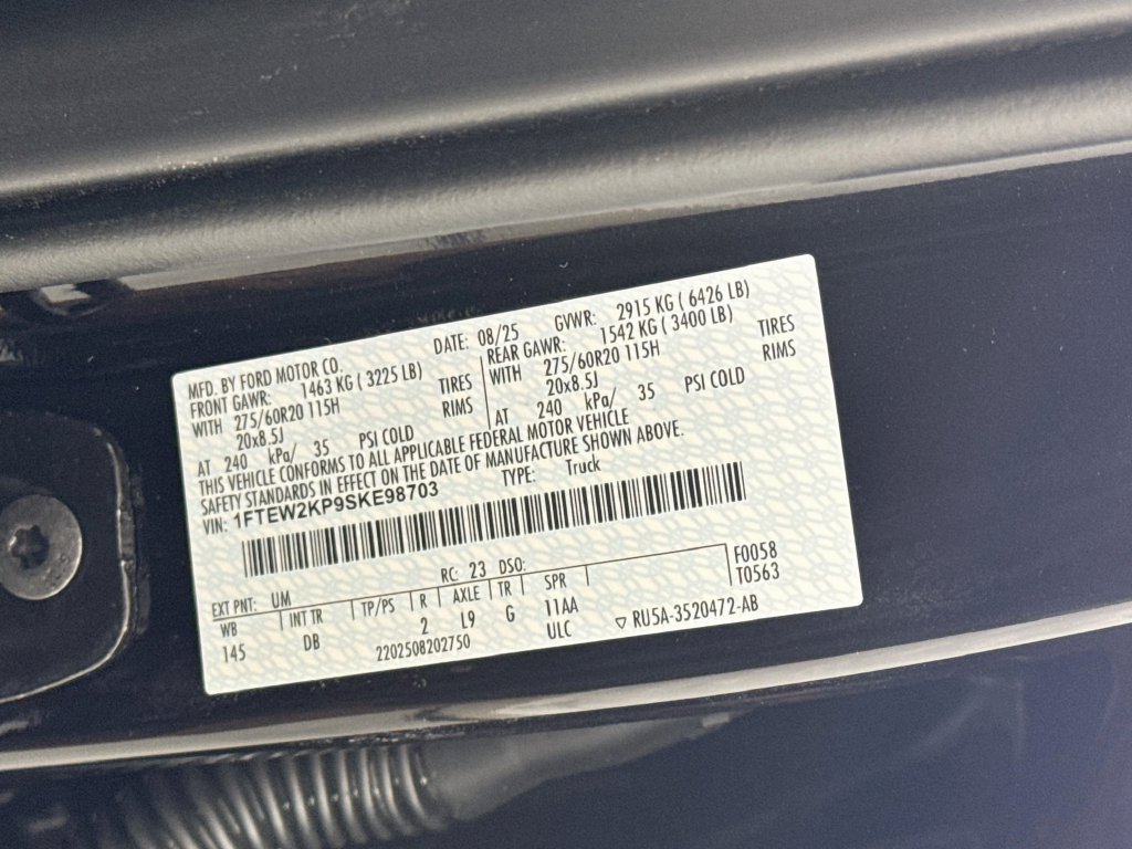 Used 2025 Ford F150 STX w/ Equipment Group 200A RWD image 32