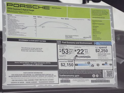 New 2026 Porsche Cayenne E-Hybrid image 25