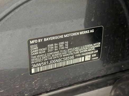 Used 2022 BMW 330i Sedan w/ Driving Assistance Package RWD image 23