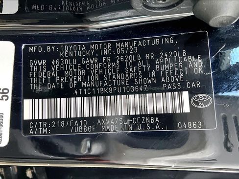 Used 2023 Toyota Camry LE AWD/4WD image 37