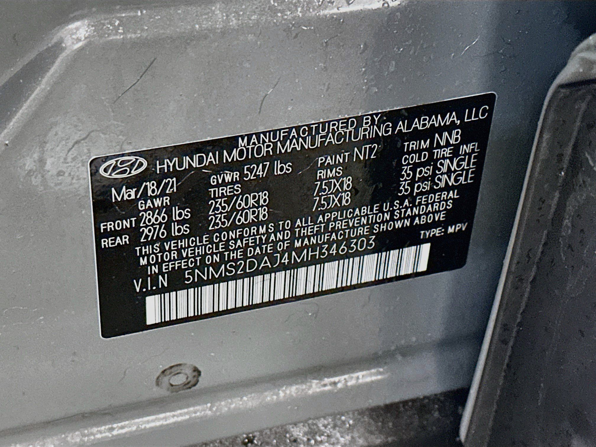 Used 2021 Hyundai Santa Fe SEL AWD/4WD image 12