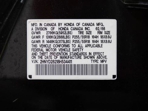 Used 2008 Acura MDX Sport Utility 4D image 34