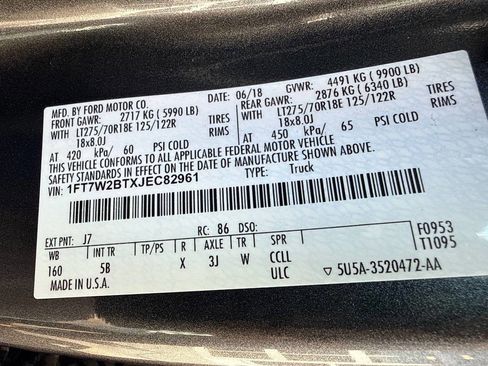 Used 2018 Ford F250 Lariat w/ Lariat Ultimate Package image 40