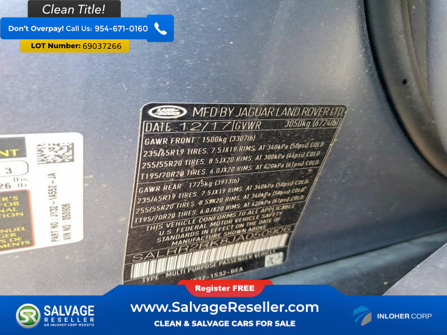 Used 2018 Land Rover Discovery HSE AWD/4WD image 17