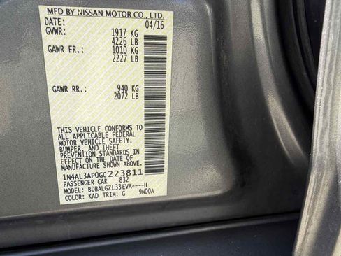 Used 2016 Nissan Altima 2.5 S w/ Power Driver Seat Package FWD image 15