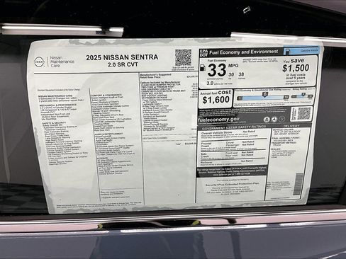 New 2025 Nissan Sentra SR w/ SR Premium Package FWD image 39