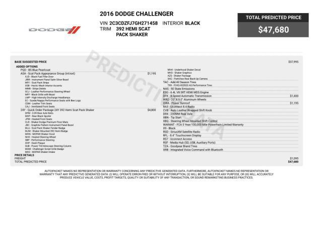 Used 2016 Dodge Challenger R/T Scat Pack RWD image 7