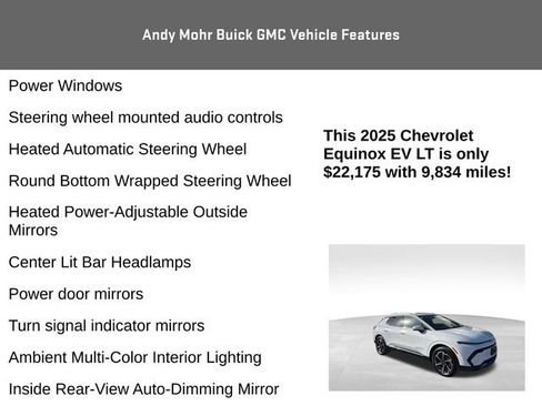 Used 2025 Chevrolet Equinox EV LT w/ Convenience Package image 20
