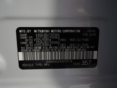 New 2026 Mitsubishi Outlander Sport SE AWD/4WD image 16