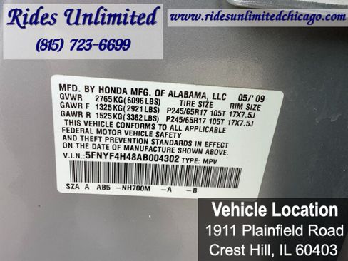 Used 2010 Honda Pilot EX image 38