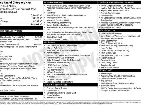 Used 2022 Jeep Grand Cherokee Limited 4xe image 21