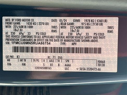 Used 2024 Ford Escape ST-Line w/ Tech Pack #1 image 31