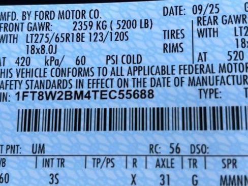 New 2026 Ford F250 XLT w/ XLT Premium Package AWD/4WD image 30