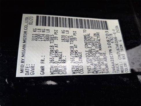 Used 2023 Nissan Titan SV w/ Accessory Utility Package image 27