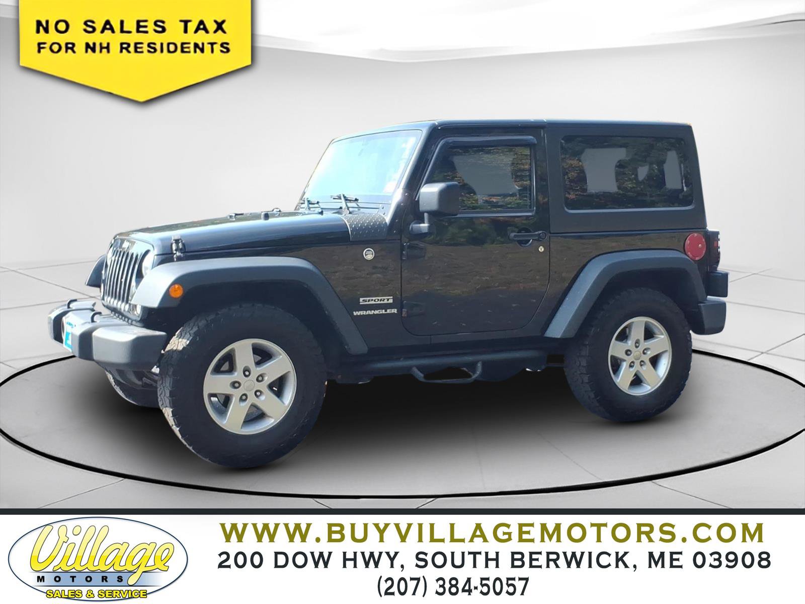 Used 2017 Jeep Wrangler Sport w/ Quick Order Package 24S AWD/4WD image 3