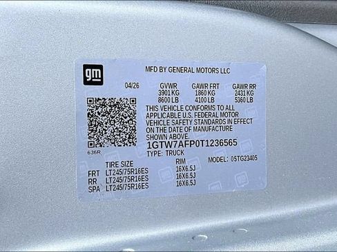 New 2026 GMC Savana 2500 w/ Driver Convenience Package RWD image 14