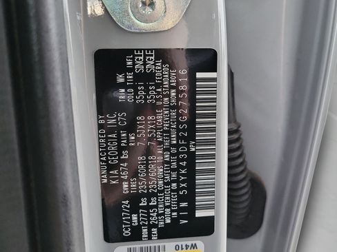 Certified 2025 Kia Sportage SX FWD image 31