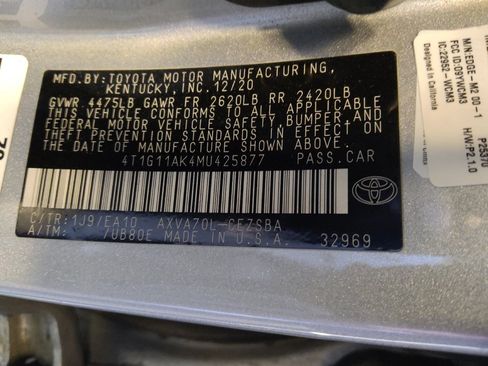 Used 2021 Toyota Camry SE image 33