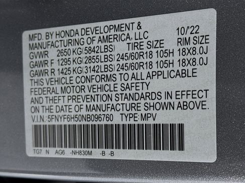 Certified 2022 Honda Pilot EX-L image 33