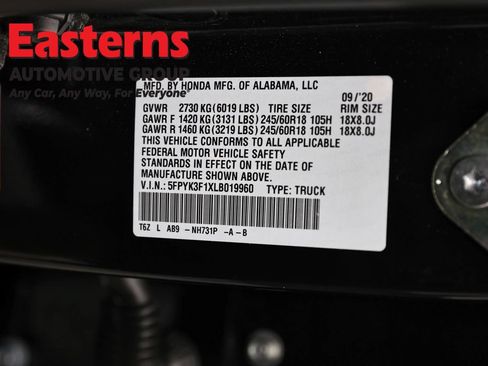 Used 2020 Honda Ridgeline Sport image 33