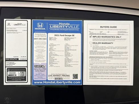 Used 2021 Ford Escape SE w/ Convenience Package image 43