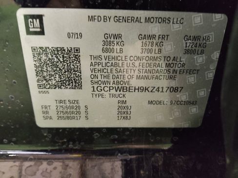 Used 2019 Chevrolet Silverado 1500 Custom w/ Infotainment Package image 33