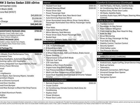 Used 2023 BMW 330i xDrive Sedan w/ Driving Assistance Package image 10