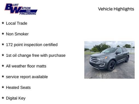 Used 2018 Ford Edge SEL w/ Safe & Smart Package AWD/4WD image 9