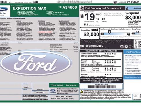 Used 2019 Ford Expedition Max Platinum RWD image 4