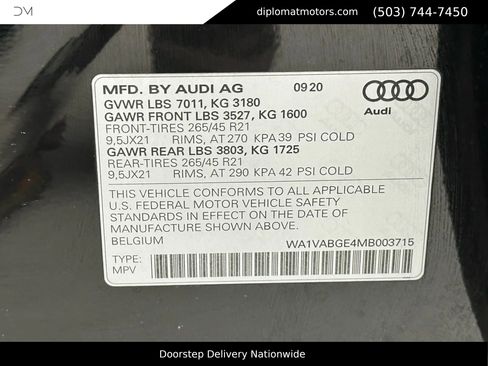 Used 2021 Audi e-tron Prestige image 49
