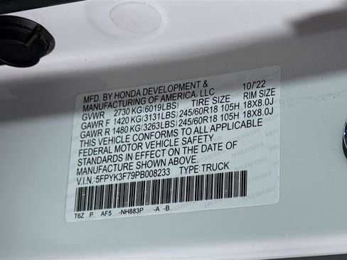 Certified 2023 Honda Ridgeline RTL-E image 30