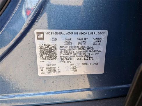 New 2026 Chevrolet Equinox LT AWD/4WD image 17