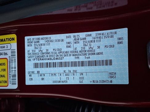 Used 2025 Ford Ranger XLT AWD/4WD image 27