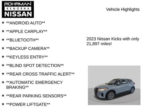 Used 2023 Nissan Kicks SV FWD image 7