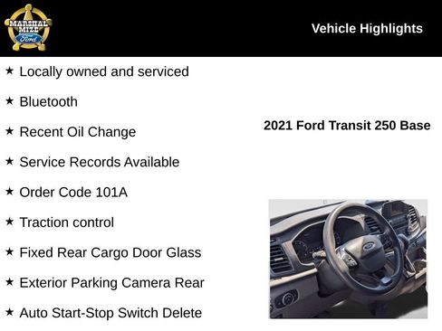 Used 2021 Ford Transit 250 148 High Roof RWD image 2