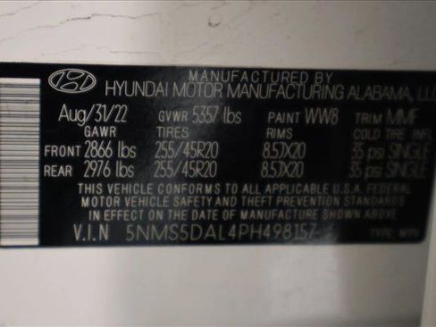 Used 2023 Hyundai Santa Fe Calligraphy image 30
