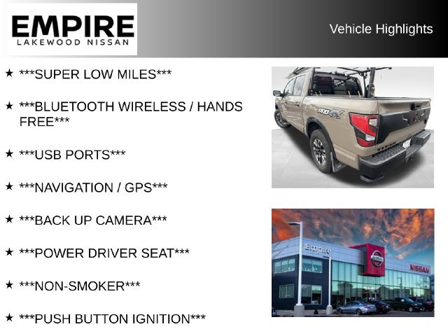 Used 2023 Nissan Titan PRO-4X w/ Pro-4x Utility Package AWD/4WD image 2