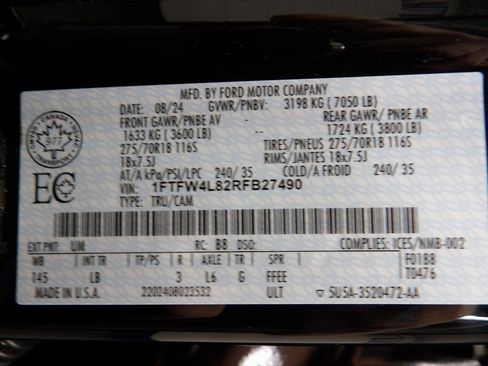 Used 2024 Ford F150 Tremor w/ Tow/Haul Package image 59