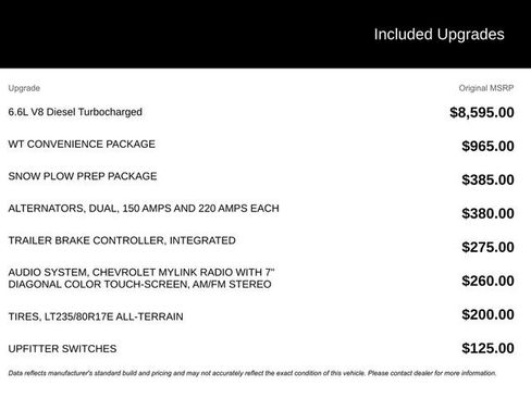 Used 2016 Chevrolet Silverado 3500 W/T w/ WT Convenience Package image 7