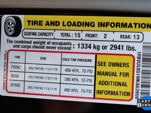 Used 2021 Ford Transit 350 XLT image 39