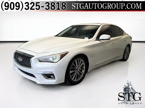 Used 2019 INFINITI Q50 Luxe w/ Essential Package (3.0T Luxe) RWD image 1