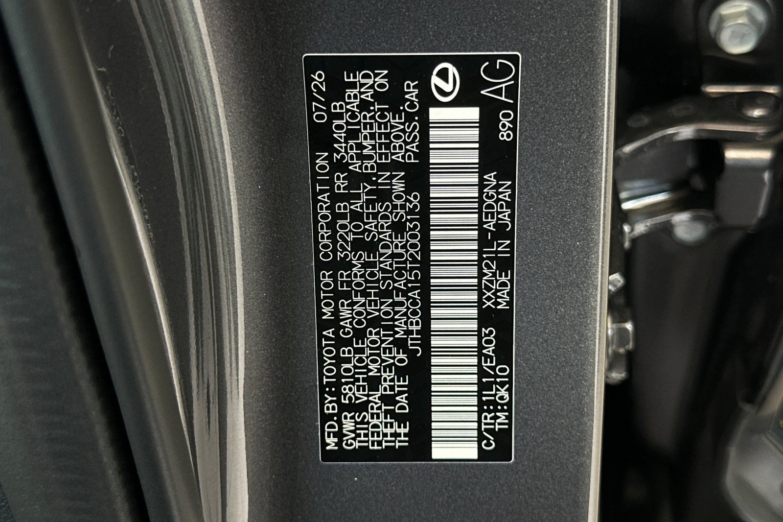 New 2026 Lexus ES 350e w/ Convenience Package FWD image 24