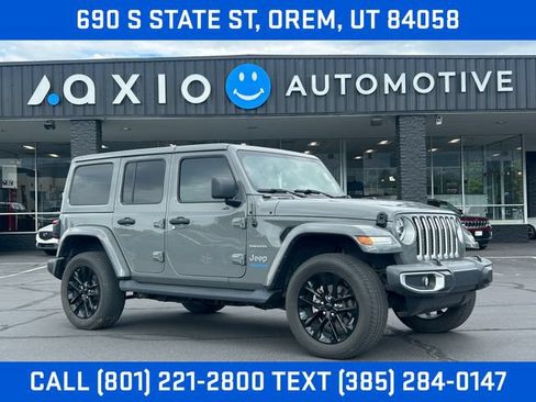 Used 2021 Jeep Wrangler Unlimited Sahara w/ Cold Weather Group AWD/4WD image 1
