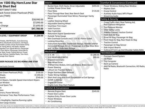 Used 2019 RAM 1500 Big Horn image 2